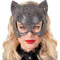 Katzenmaske Mit Strasssteinen