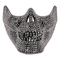 Halbmaske Schädel Mit Strass