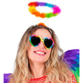 Plüschiger Regenbogen-Halo