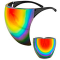 Regenbogen Visierbrille