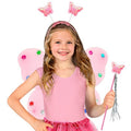 Rosa Schmetterling Sternenfee Set