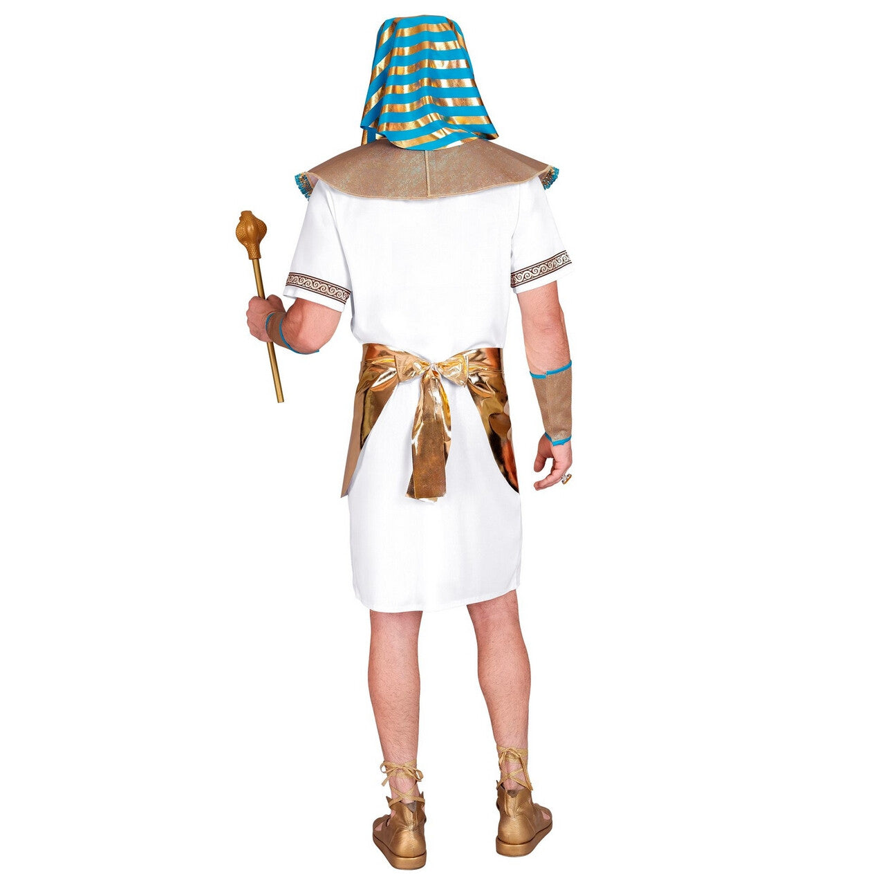 Op deze afbeelding zie je een Kostuums, van het merk Widmann. Farao Machtigste King Of Egypt Man Kostuum