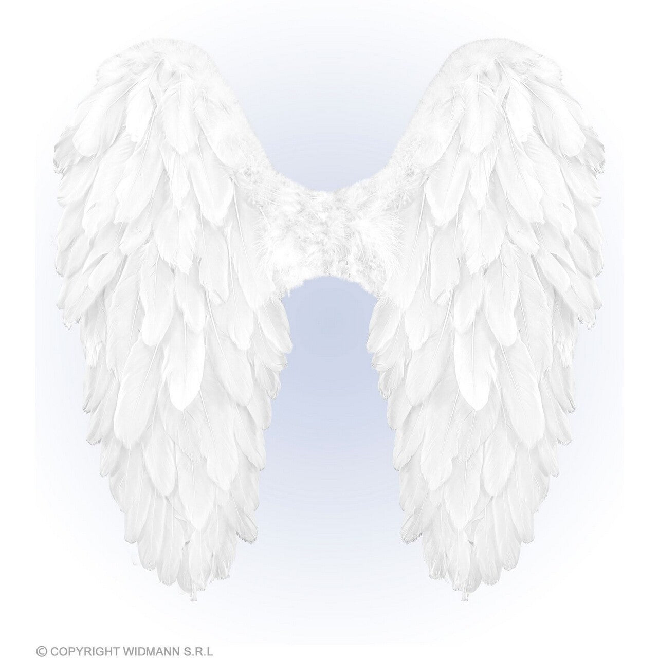 Op deze afbeelding zie je een Accessoires, van het merk Widmann. Angel Wings Wit Met Veren