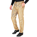 Glitzernde Paillettenhose Gold Herren
