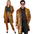 Wilde Partyjacke Mit Tiger Blitz Pailletten Unisex