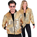 Bomberjacke Pailletten Gold Glitzer & Glamour Unisex