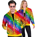 Regenbogen-Paillettenjacke Unisex