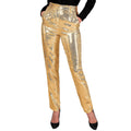 Goldene Glanz-Paillettenhose Damen