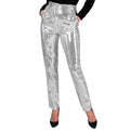 Schimmernde Over The Moon Paillettenhose Silber Damen