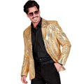 Pailletten-Sakko Showmaster Funky Gold Herren