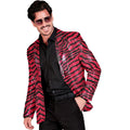 Paillettenjacke Im Funky Safari Stil Herren