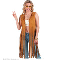 Hippie-Weste Mit Extrafransen Damen