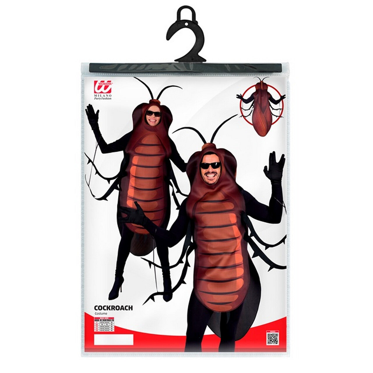 Op deze afbeelding zie je een Kostuums, van het merk Widmann. La Cucaracha Man Kostuum