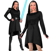 Op deze afbeelding zie je een Kostuums, van het merk Widmann. Dark Fighter Vrouw Kostuum