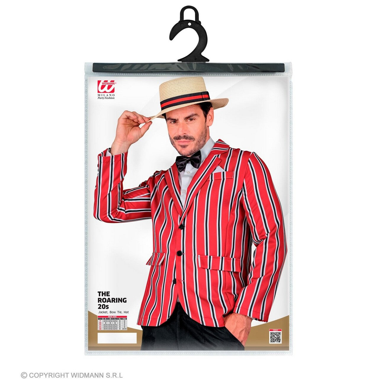 Op deze afbeelding zie je een Kostuums, van het merk Widmann. Jaren 20 Dandy Man Kostuum