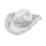 Op deze afbeelding zie je een Accessoires, van het merk Widmann. Cowgirl Hoed Barn Queen