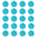 Blaue Blumendekoration 20 Stück