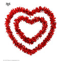 Valentinstagsdekoration 2 Herzen