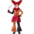 Schreckens-Clown Holly Kostüm für Mädchen