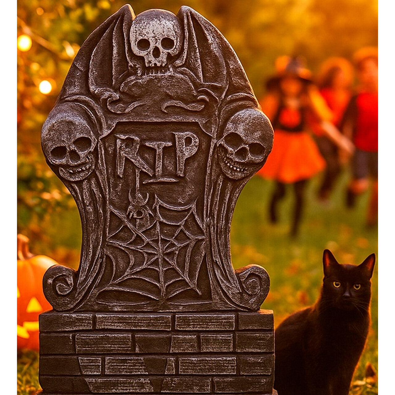 Op deze afbeelding zie je een Decoratie, van het merk Widmann. Decoratie Rip Grafsteen