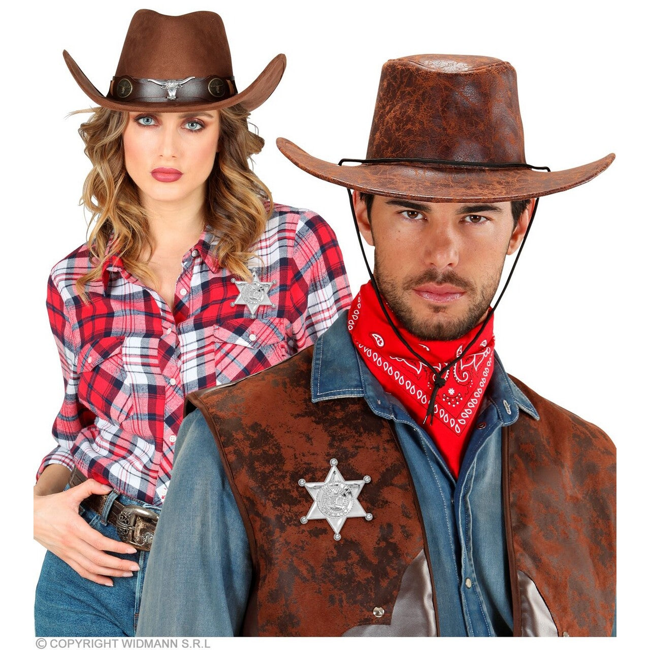 Op deze afbeelding zie je een Accessoires, van het merk Widmann. Sheriff Ster Zilver