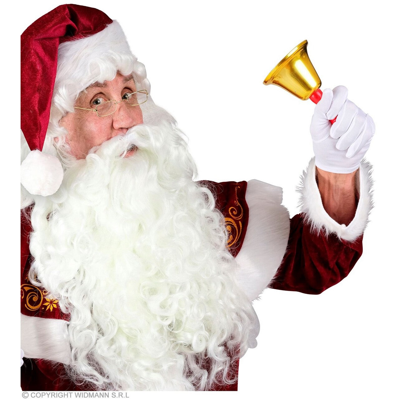 Op deze afbeelding zie je een Accessoires, van het merk Widmann. Kerstman Bel Ding A Dong
