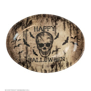 Op deze afbeelding zie je een Decoratie, van het merk Widmann. Schaal Happy Halloween Schedel
