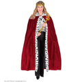 Dunkelrote Königliche Umhang 140 Cm Unisex Kostüm
