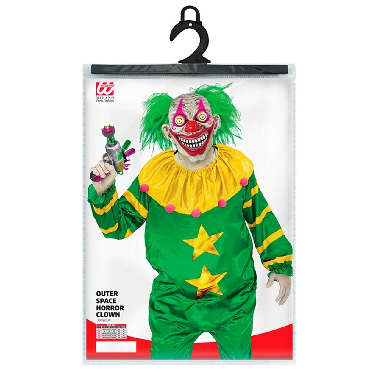 Op deze afbeelding zie je een Kostuums, van het merk Widmann. Clown Vreemde Vrolijkheid Kostuum