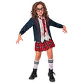 Zombie Schulmädchen Gebissen Britney Kostüm