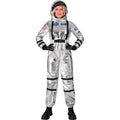 Silberner Mondastronaut Damenkostüm