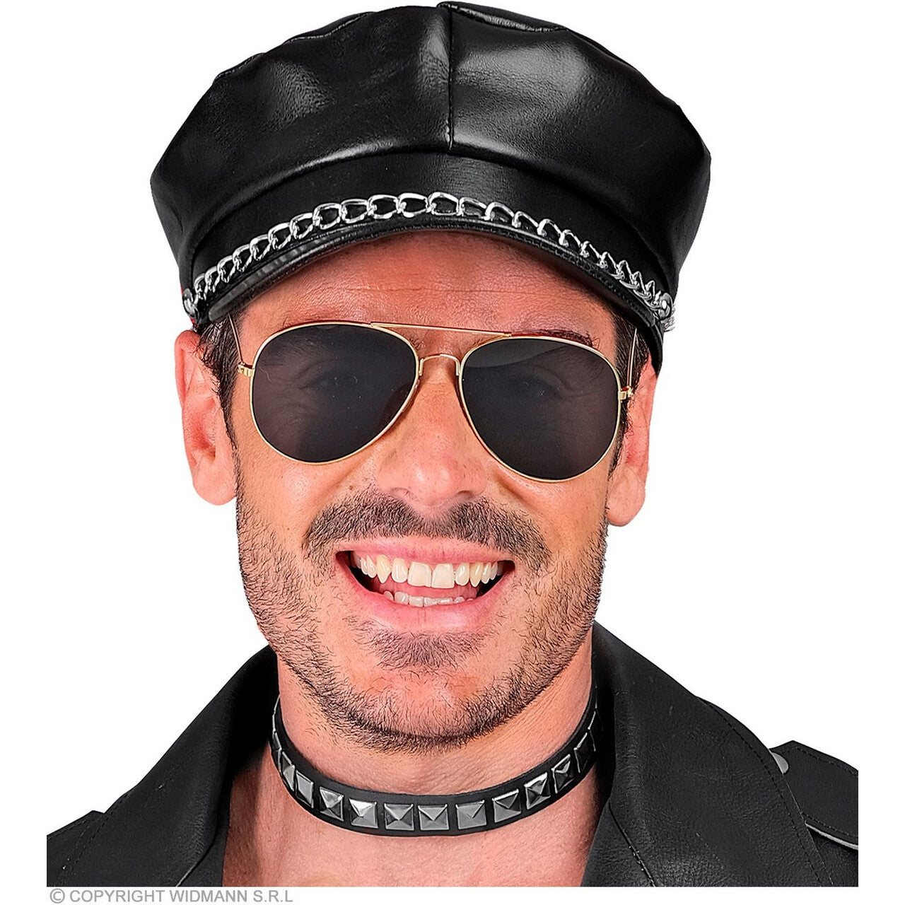Op deze afbeelding zie je een Accessoires, van het merk Widmann. Bril Superster Gangster Style