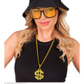 Goldene Dollarzeichen-Kette 70 Cm