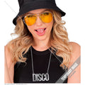 Silberne Disco-Halskette 65 Cm