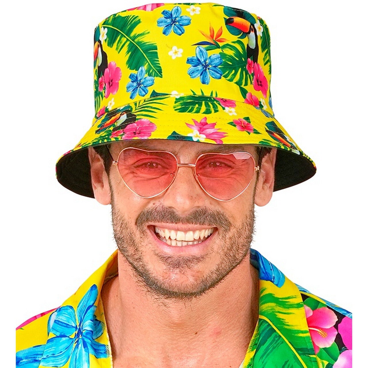 Op deze afbeelding zie je een Accessoires, van het merk Widmann. Bucket Hat Sunny Days