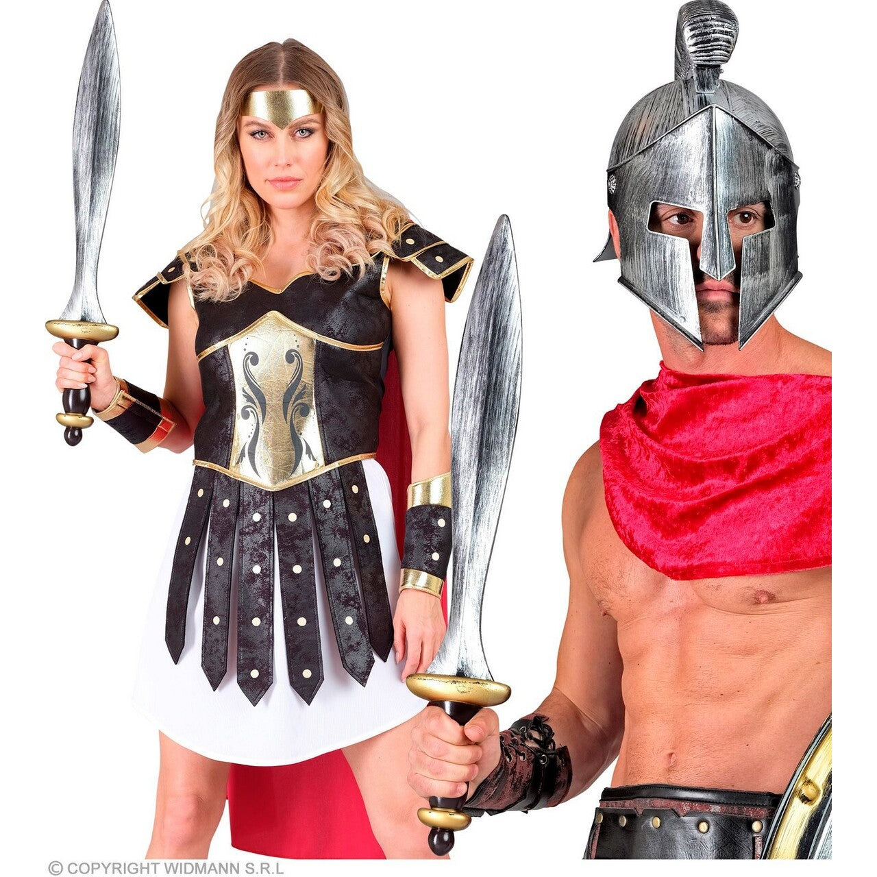 Op deze afbeelding zie je een Accessoires, van het merk Widmann. Spartaans Zwaard Gladiator