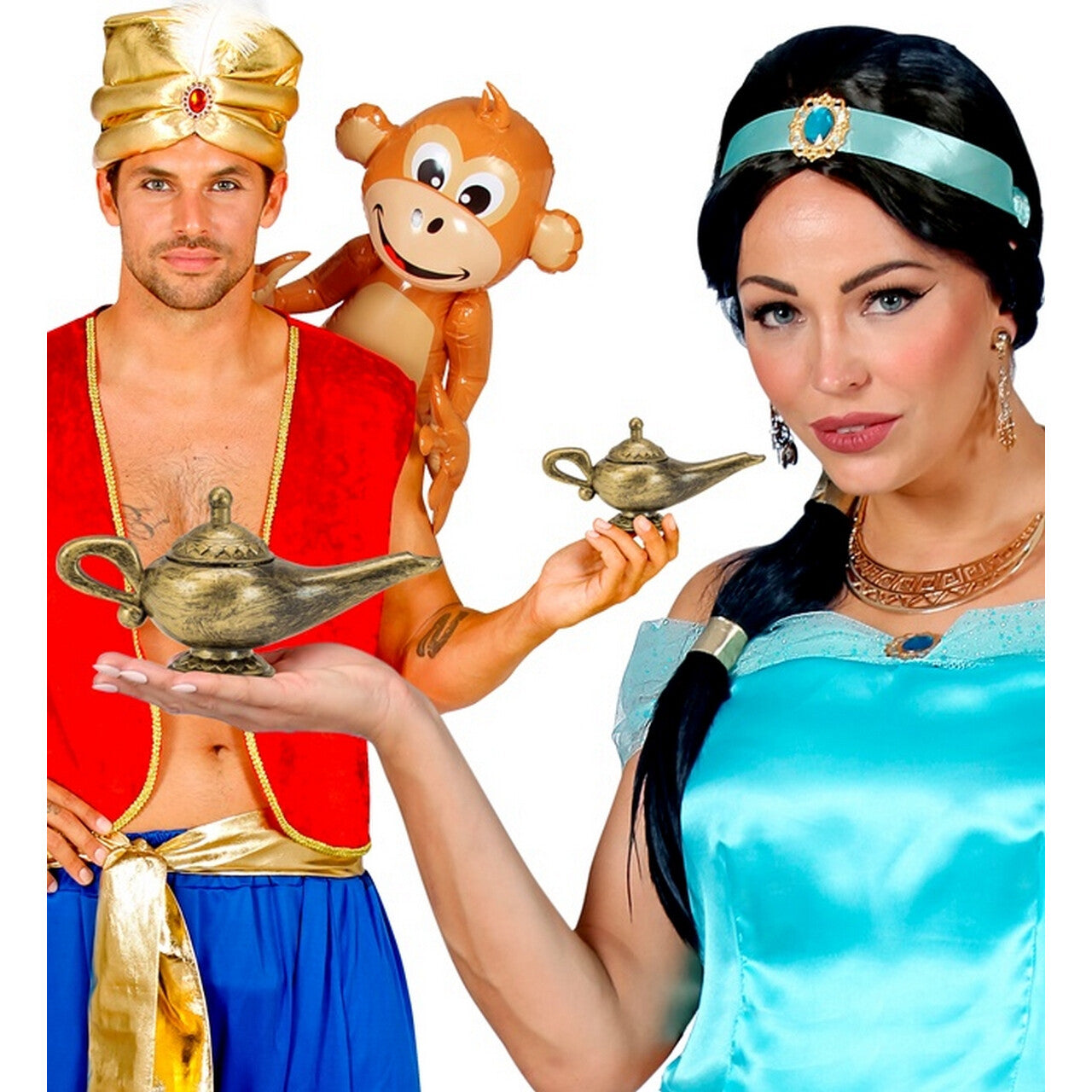 Op deze afbeelding zie je een Decoratie, van het merk Widmann. Genie Wensen Lamp