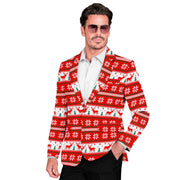 Op deze afbeelding zie je een Kostuums, van het merk Widmann. Good Vibes Xmas Colbert Man
