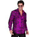 Zebra Glamour Star Pink Herren Hemd