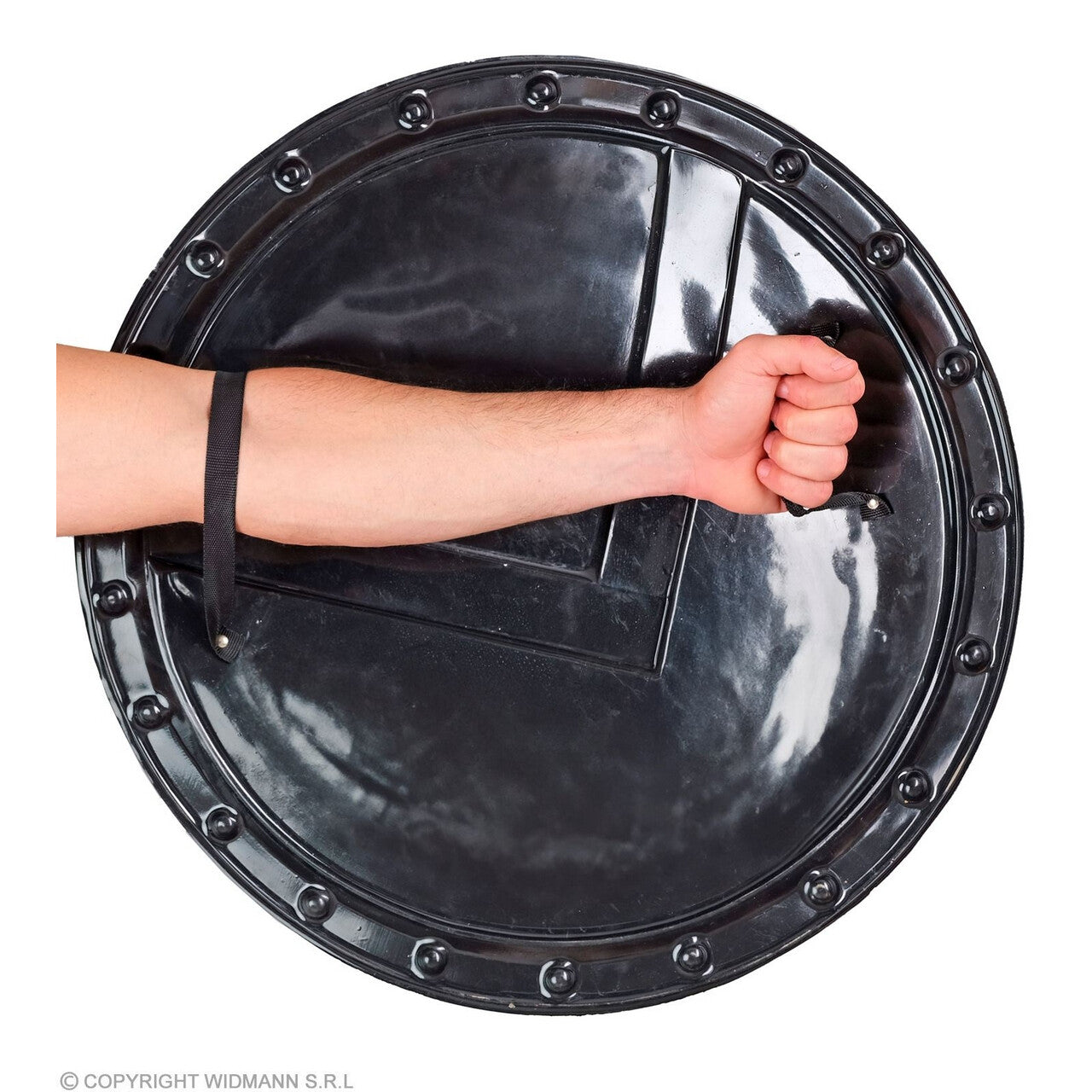 Op deze afbeelding zie je een Accessoires, van het merk Widmann. Schild Spartaanse Strijder