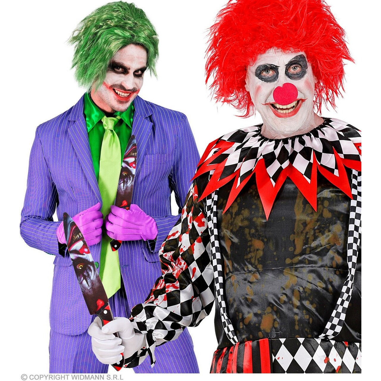 Op deze afbeelding zie je een Accessoires, van het merk Widmann. Horror Mes Clown Time To Kill