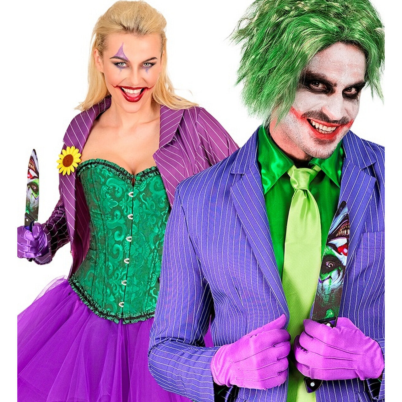 Op deze afbeelding zie je een Accessoires, van het merk Widmann. Joker Mes 31 Centimeter