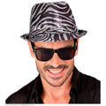 Gangster-Paillettenhut Zebra
