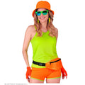 Pailletten-Gürteltasche Neonorange
