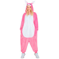 Pinkes Osterhasen Einteiler Unisex Kostüm