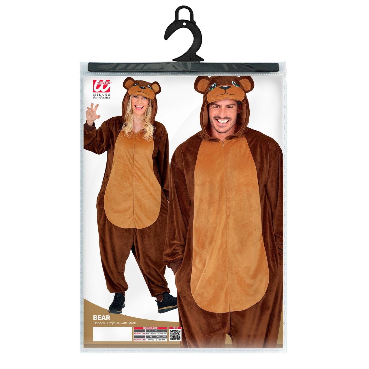 Op deze afbeelding zie je een Kostuums, van het merk Widmann. Beertje Bruin Beer Onesie Kostuum