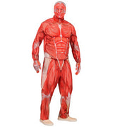 Op deze afbeelding zie je een Kostuums, van het merk Widmann. Strong Muscle Man Kostuum