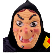 Op deze afbeelding zie je een Kostuums, van het merk Widmann. Heks Hoektand Masker Met Hoofddoek Kostuum