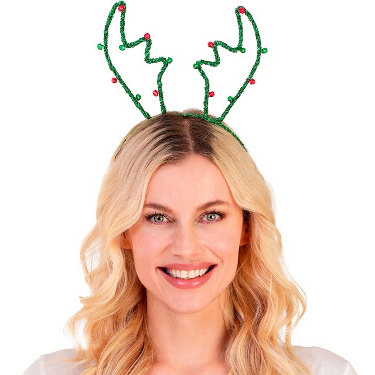 Op deze afbeelding zie je een Accessoires, van het merk Widmann. Hoofdband Green Deer