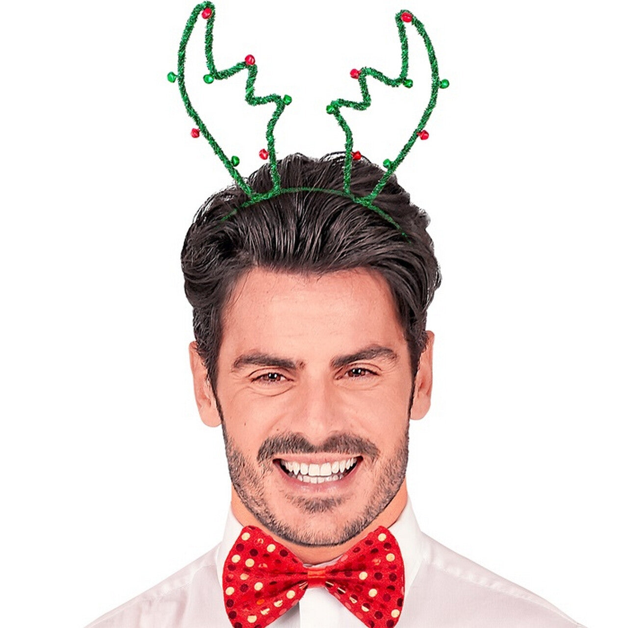 Op deze afbeelding zie je een Accessoires, van het merk Widmann. Hoofdband Green Deer